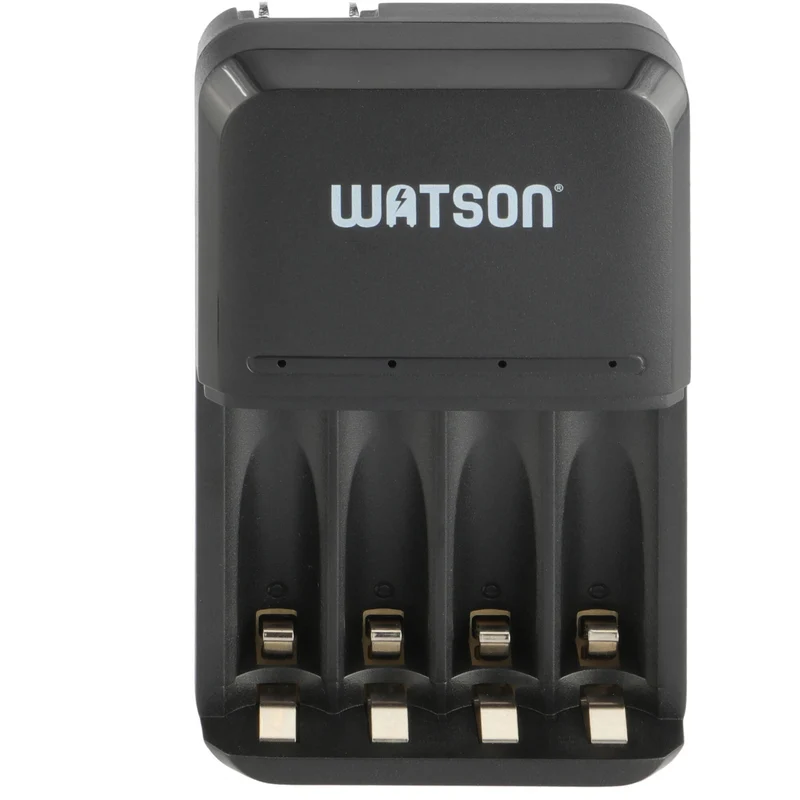 Cargador Watson 4 bahías para AA/AAA NiMH