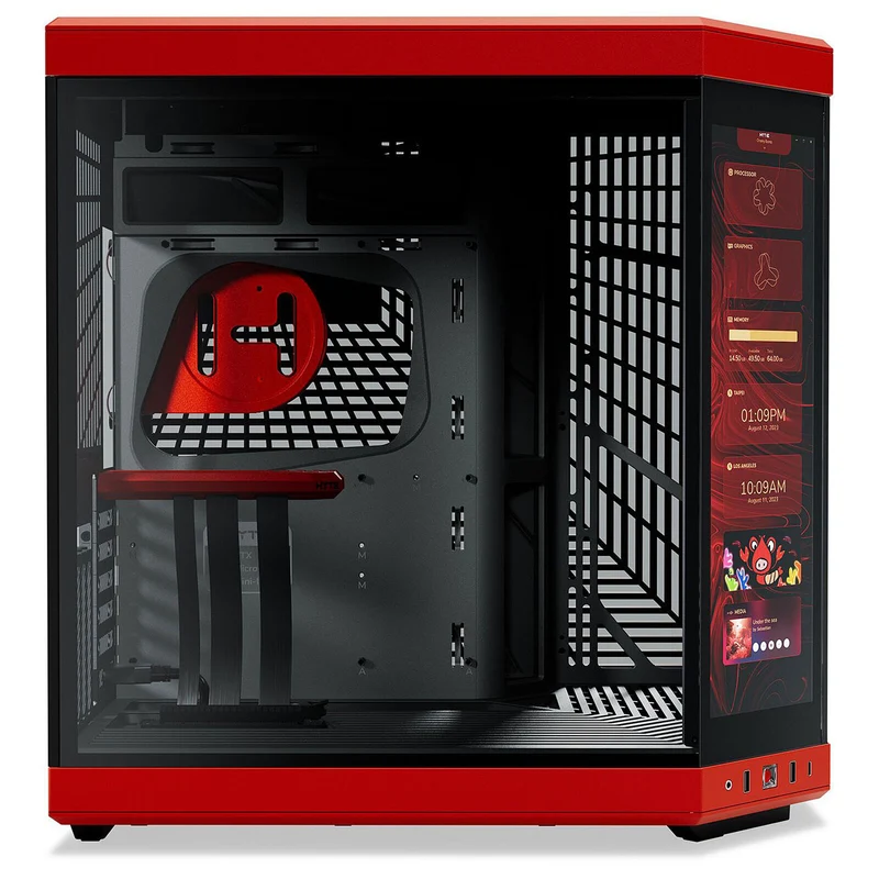 Hyte Y70 Touch (Noir/Rouge)