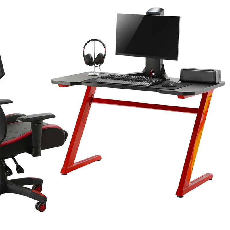 Z DESK BLACK/RED ZBR120