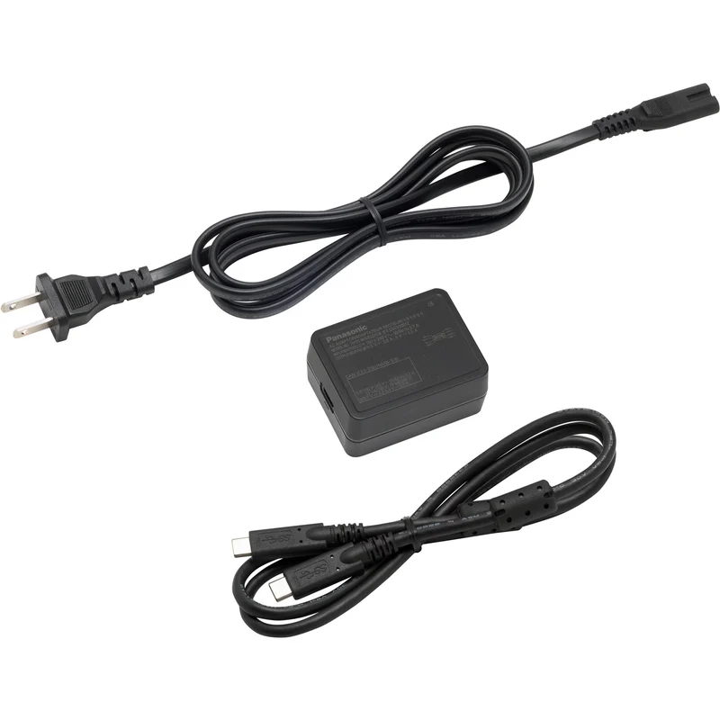 Adaptador de Corriente Panasonic USB-C AC y Cable para Select Cameras