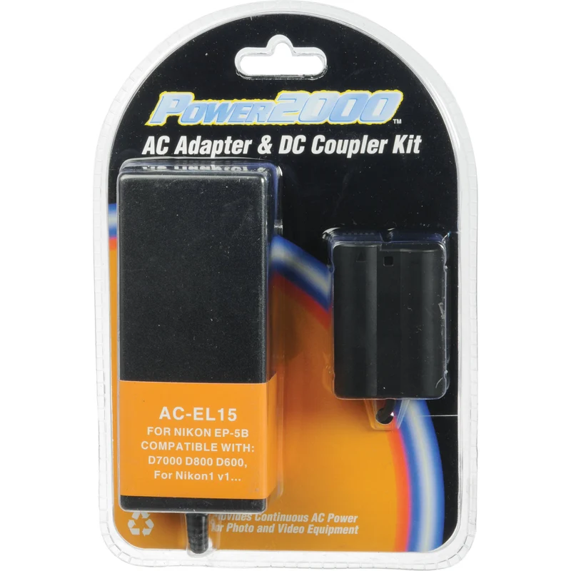 Adaptador de Corriente Power2000 AC-EL15 y Kit