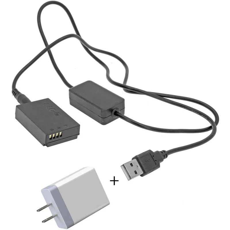 Adaptador de Corriente GyroVu USB to Canon LP-E12 Dummy Intelligent Cable con 3.1A Power Supply (40")
