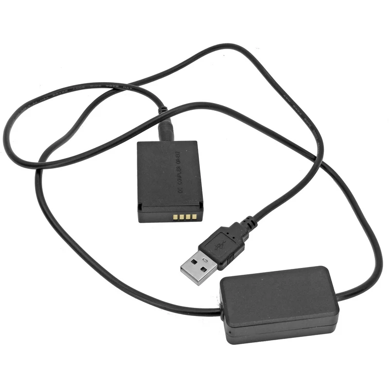 Adaptador de Corriente GyroVu USB to Canon LP-E12 Dummy Intelligent Cable con 3.1A Power Supply (40")