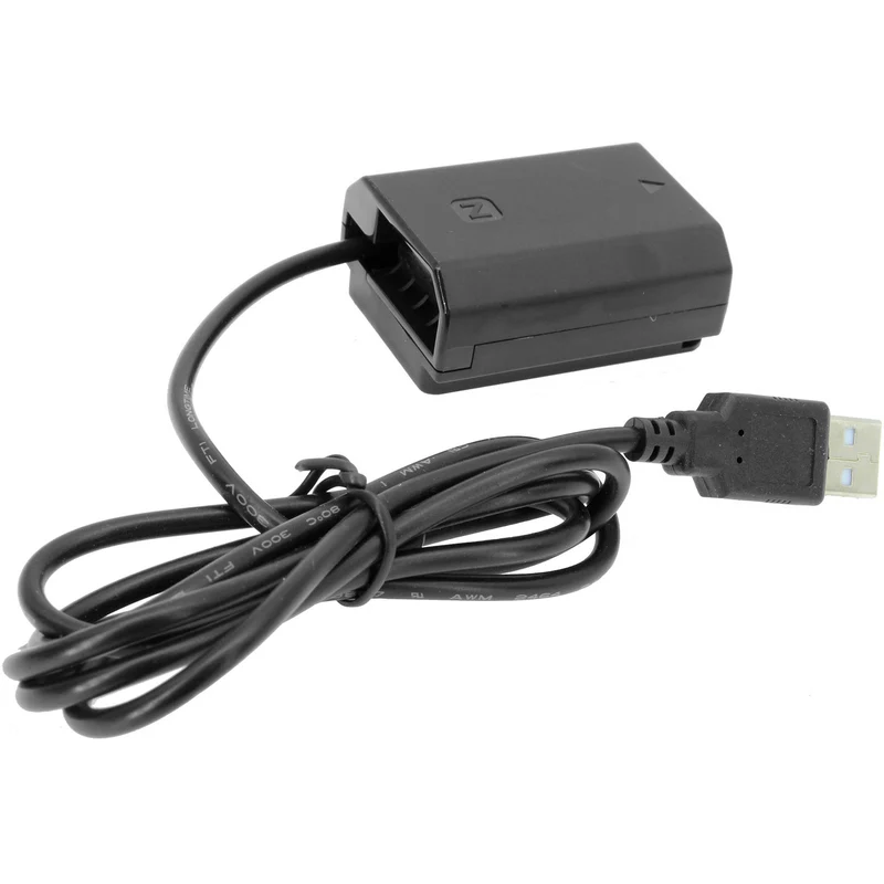 Adaptador de Corriente GyroVu USB to Sony NP-FZ100 Dummy Intelligent Cable (40")