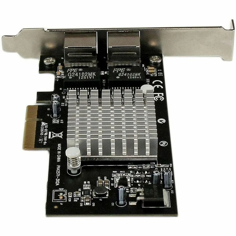 Tarjeta de Red StarTech.com StarTech Dual Port PCI Express (PCIe x4) Gigabit Ethernet Server Adapter Network Card