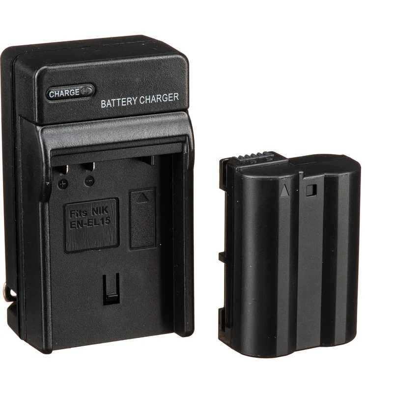 Adaptador de Corriente Bescor ENEL15 ,, Coupler & Kit para Select Nikon Cameras