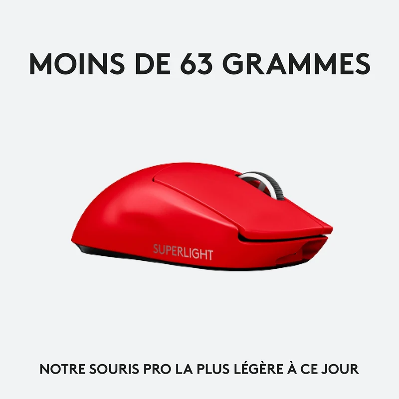 Logitech G Wireless Gaming Pro X Superlight (Red)