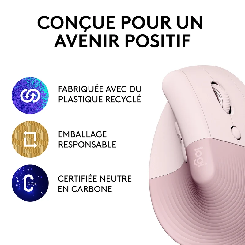 Logitech Lift (Rose)