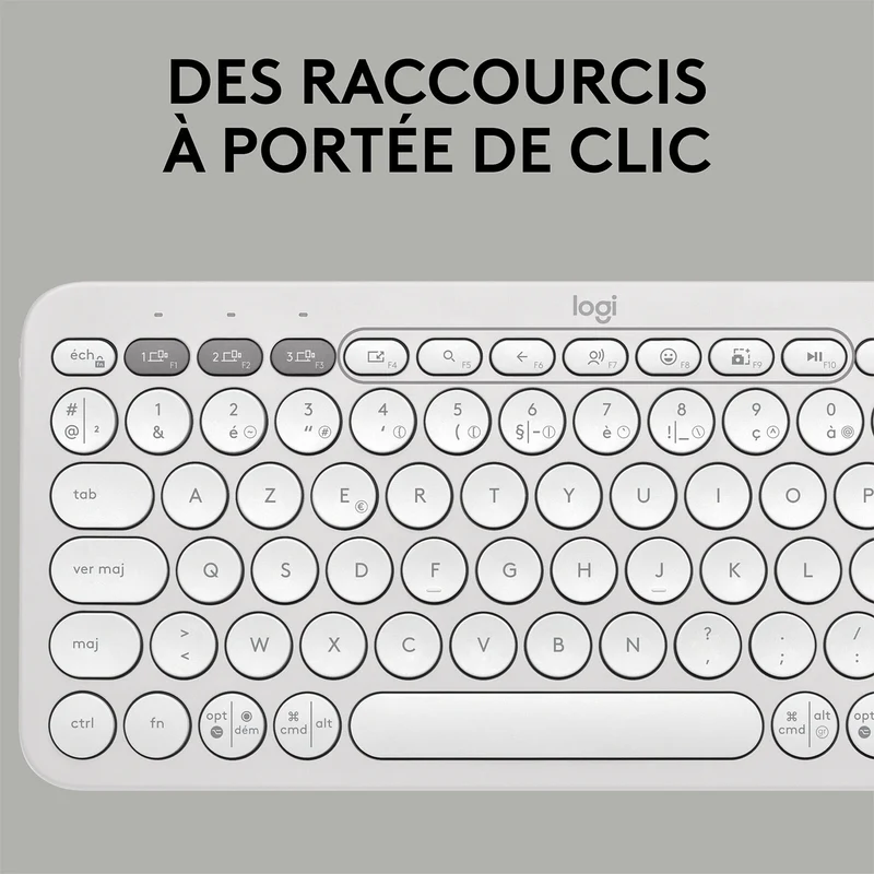 Logitech Pebble Keys 2 K380s (White)