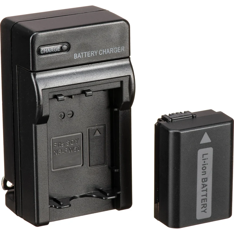 Adaptador de Corriente Bescor NPFW50 ,, Coupler, & 5V USB Adapter Kit para Select Sony Digital Cameras