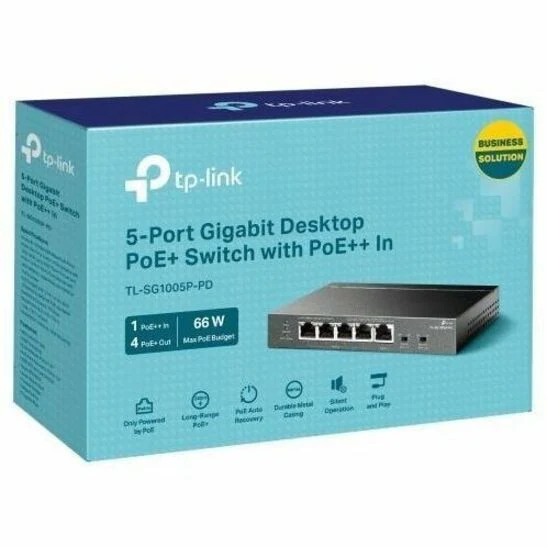 Switch de Red Omada TL-SG1005P-PD Ethernet Switch