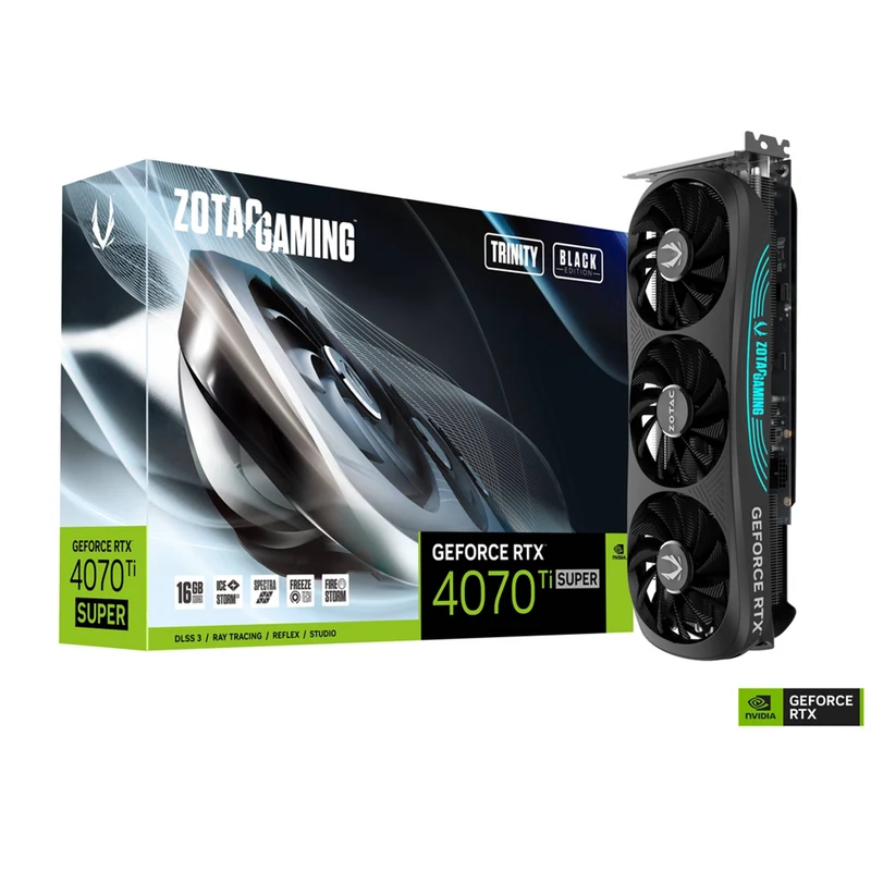 Zotac GeForce RTX 4070 Ti SUPER Trinity Black Edition 16GB GDDR6X