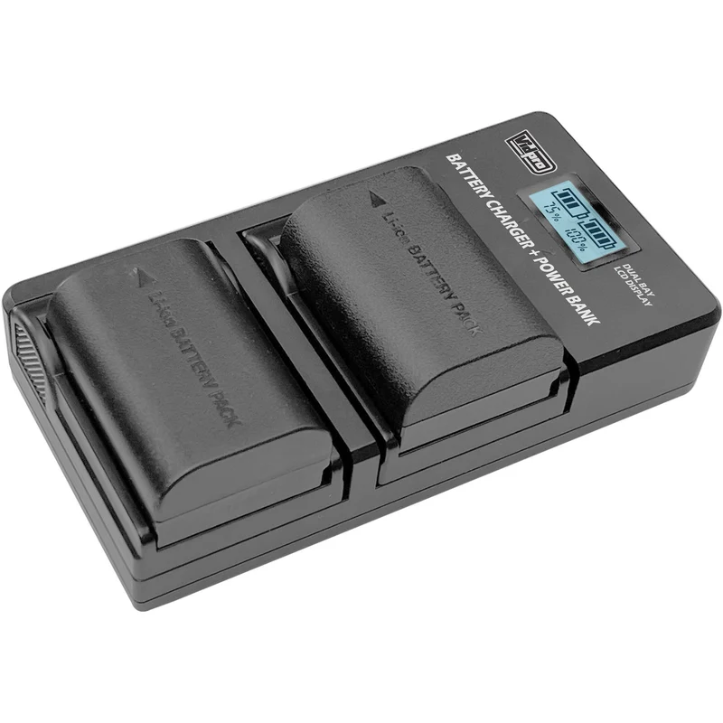 Cargador Vidpro VDL-57 4.2V Dual Bay LCD