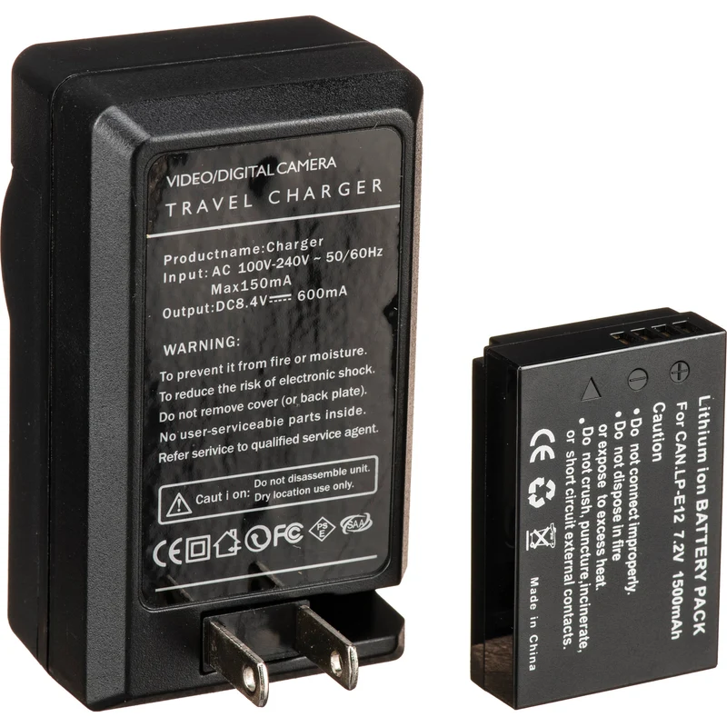 Adaptador de Corriente Bescor LPE12 ,, Coupler & Kit para Select Canon Cameras