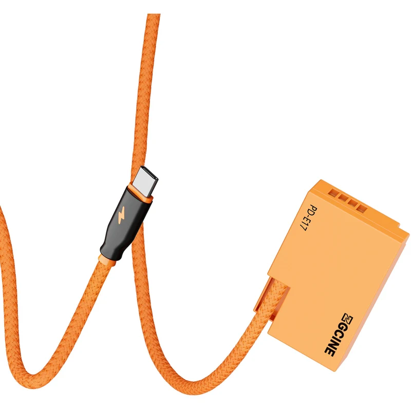 Adaptador de Corriente ZGCINE USB-C to LP-E17 Braided Dummy Cable (23.6")