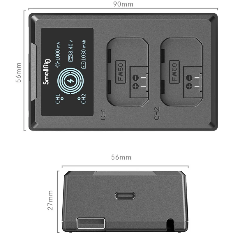 Cargador SmallRig NP-FW50 Camera