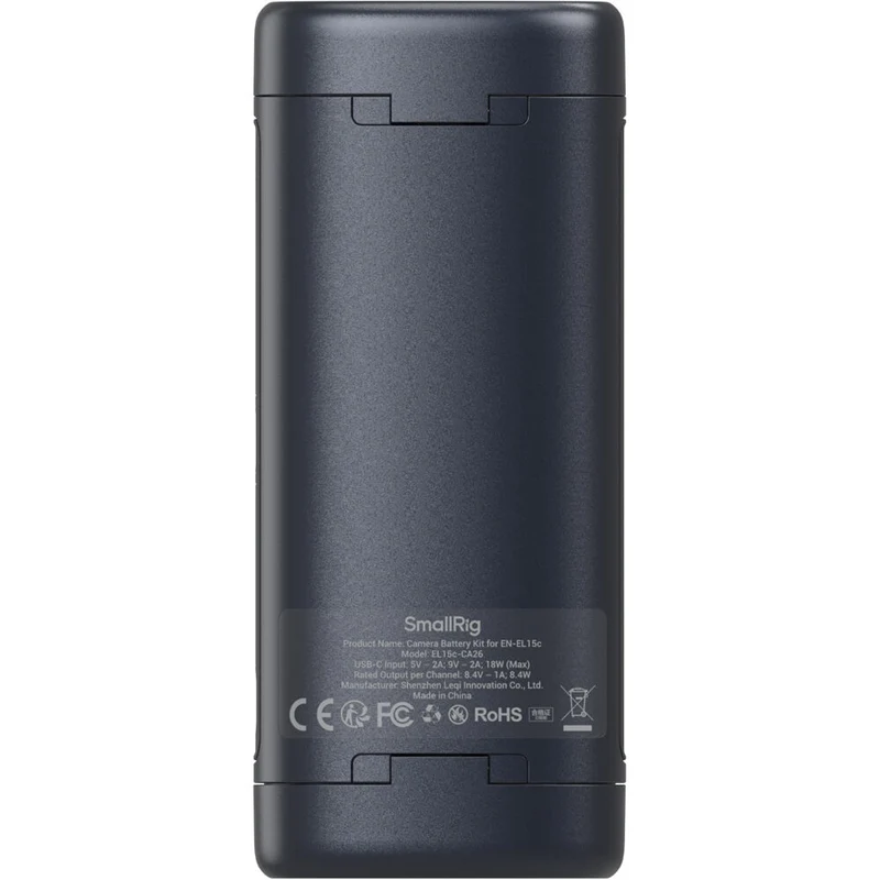 Cargador SmallRig EN-EL15c Portable 2 bahías Case