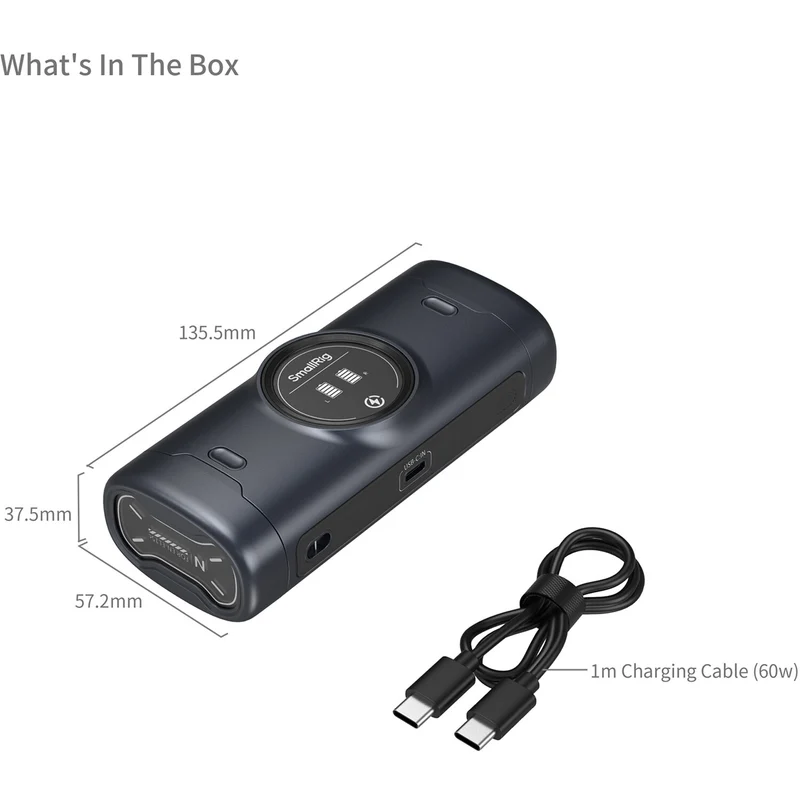 Cargador SmallRig EN-EL15c Portable 2 bahías Case