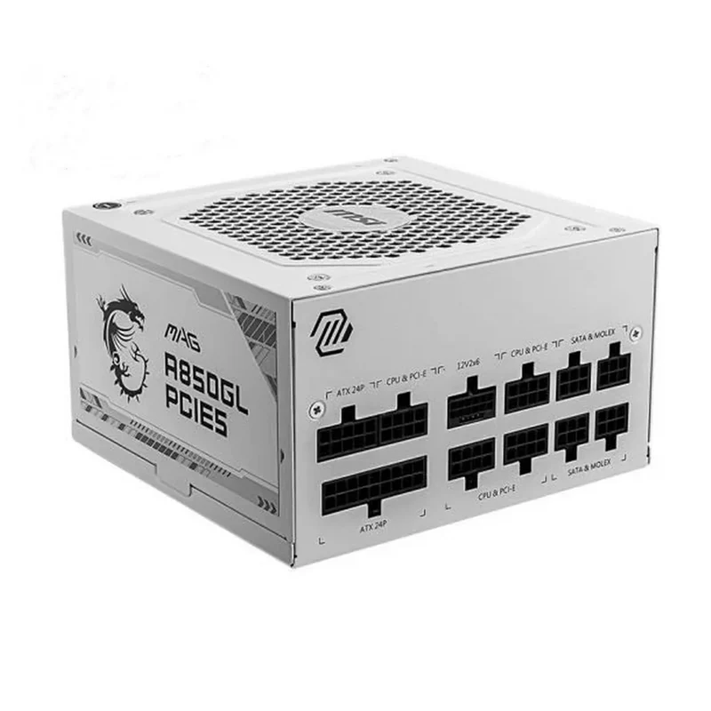MSI MAG A850GL PCIE5 80PLUS Gold 850W White