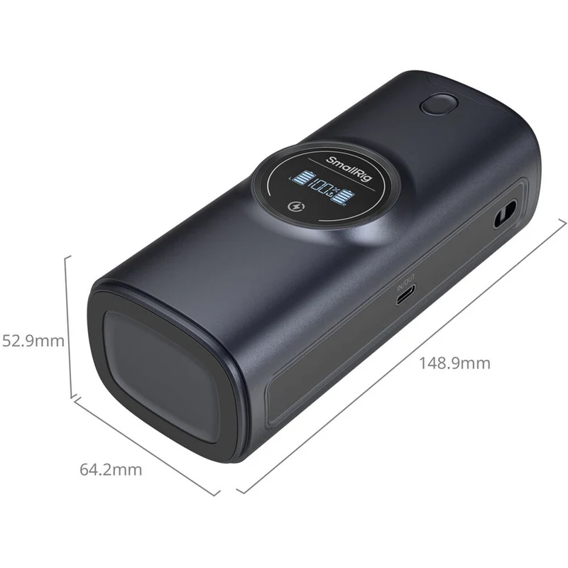 Cargador SmallRig LP-E6P/LP-E6NH Power Bank 2 bahías Case