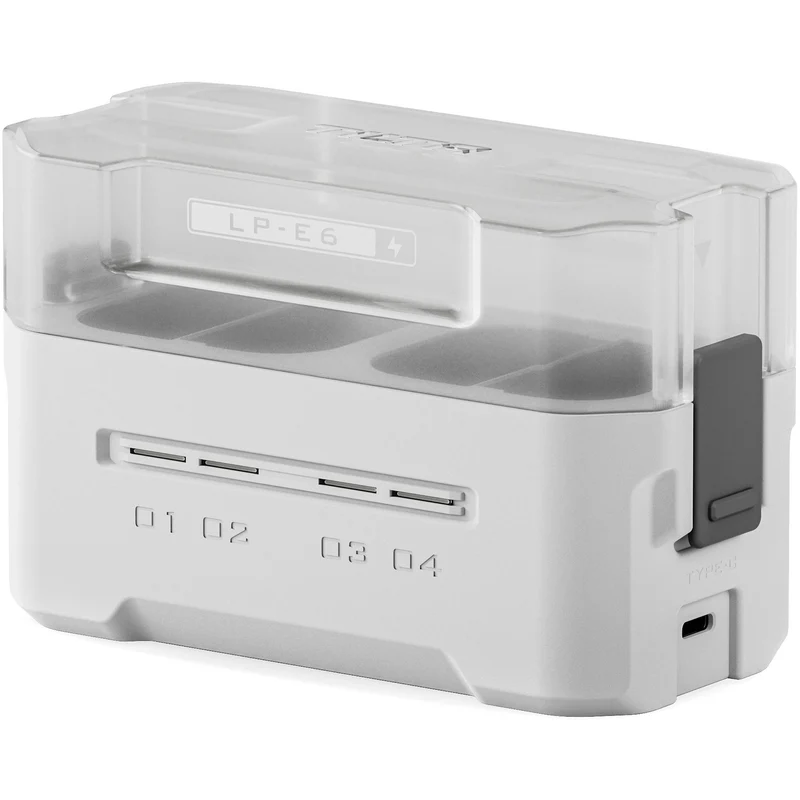 Cargador Tilta Portable Charging Station para LP-E6 (Off-White)