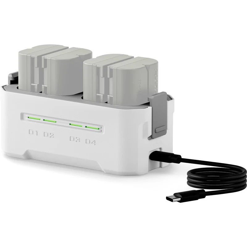 Cargador Tilta Portable Charging Station para LP-E6 (Off-White)