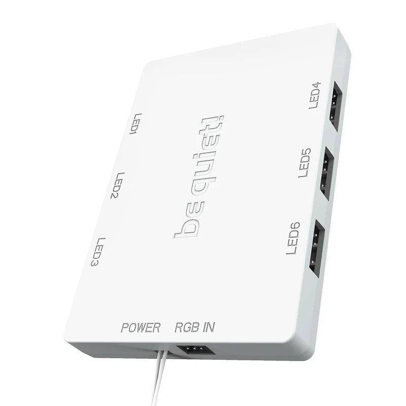 be quiet! Light Wings 140 mm PWM High Speed ARGB Triple Pack (blanc)