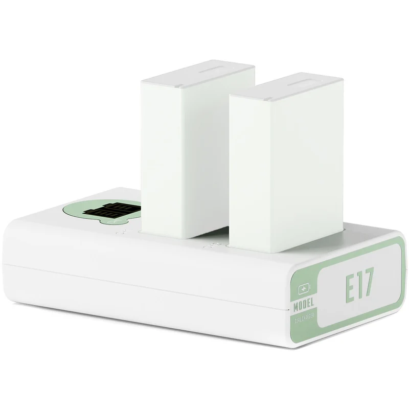 Cargador Tilta 2-Channel para LP-E17 (Ash Green)