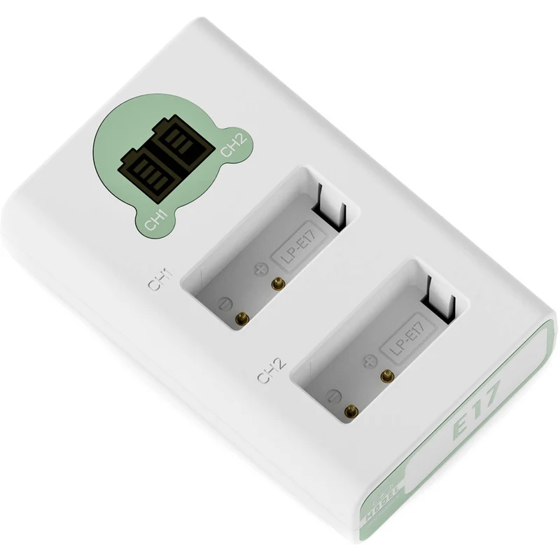 Cargador Tilta 2-Channel para LP-E17 (Ash Green)