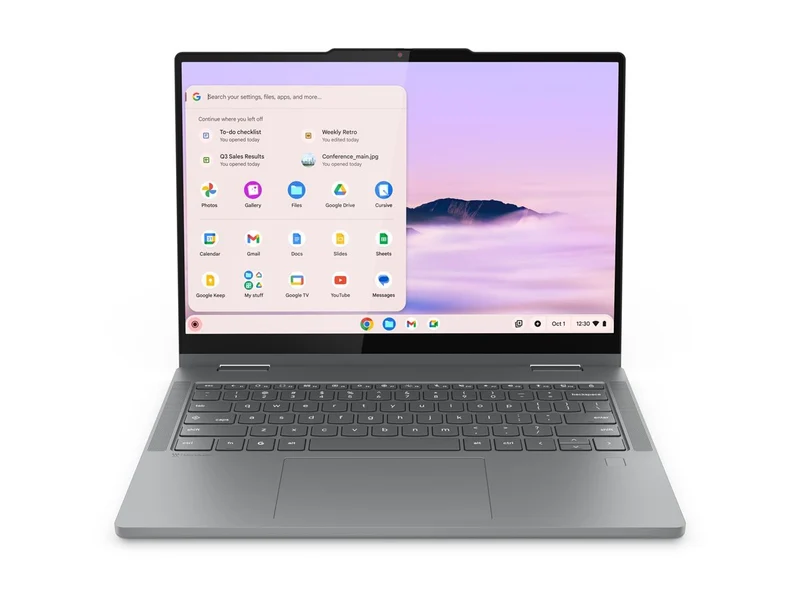Laptop Lenovo Chrome 2in1 14IRU10 14", Intel Core 5 10 Núcleos, 8GB DDR5, 256 GB SSD, Táctil