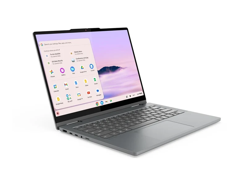 Laptop Lenovo Chrome 2in1 14IRU10 14", Intel Core 5 10 Núcleos, 8GB DDR5, 256 GB SSD, Táctil