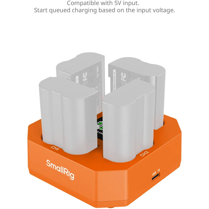Cargador SmallRig EN-EL15C Four-Channel