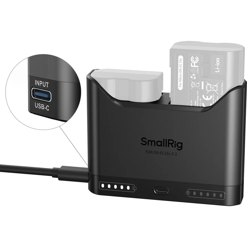 Cargador SmallRig EN-EL15c Camera Double Bay