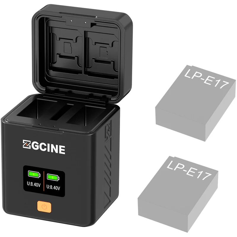 Cargador ZGCINE Fast Dual para Canon LP-E17