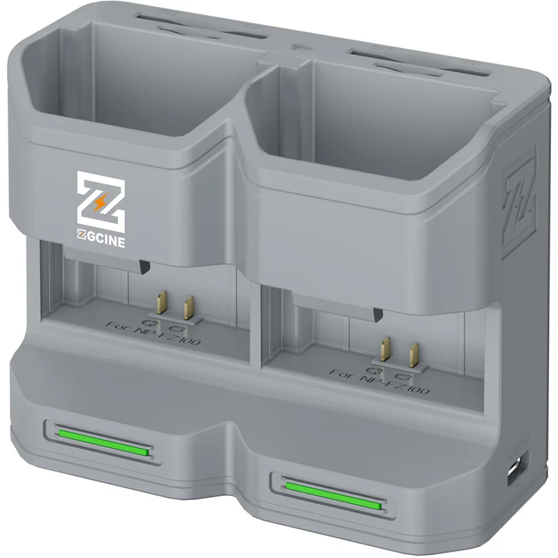 Cargador ZGCINE PC2-FZ100 Travel Charging Case para NP-FZ100 (Gray)