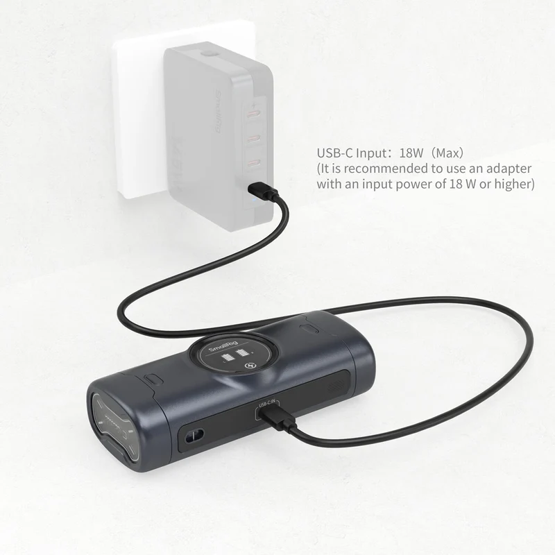 Cargador SmallRig LP-E6P Portable 2 bahías Case