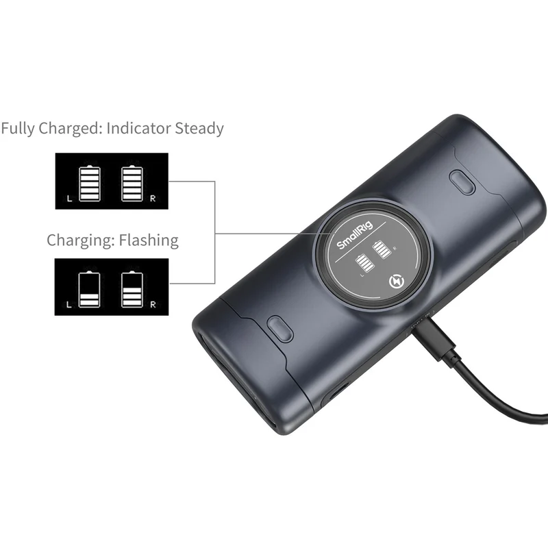 Cargador SmallRig LP-E6P Portable 2 bahías Case