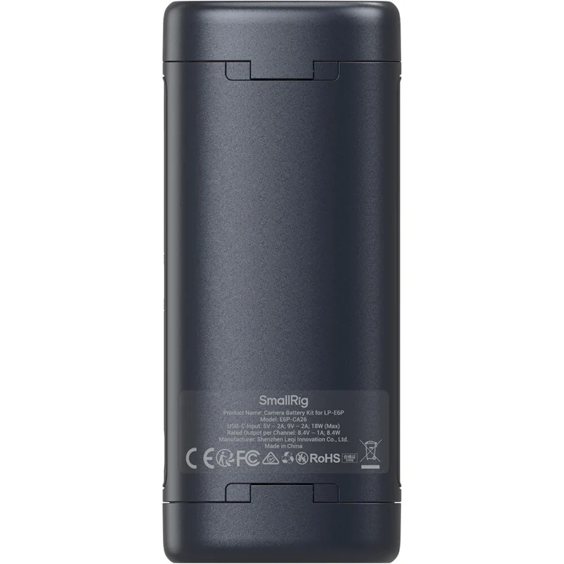 Cargador SmallRig LP-E6P Portable 2 bahías Case