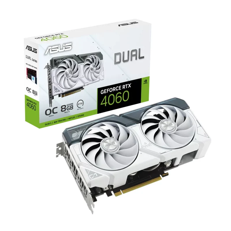 ASUS GeForce RTX 4060 Dual White 8GB GDDR6