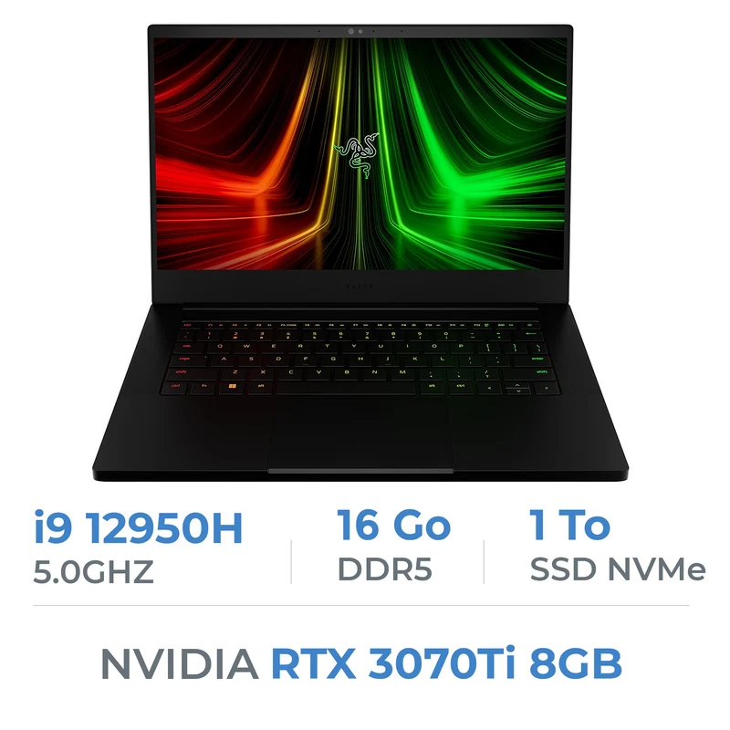 Razer Blade 17 i9-12900H/16GB/1TB SSD/RTX3070TI 12GB/16'' QHD 240Hz