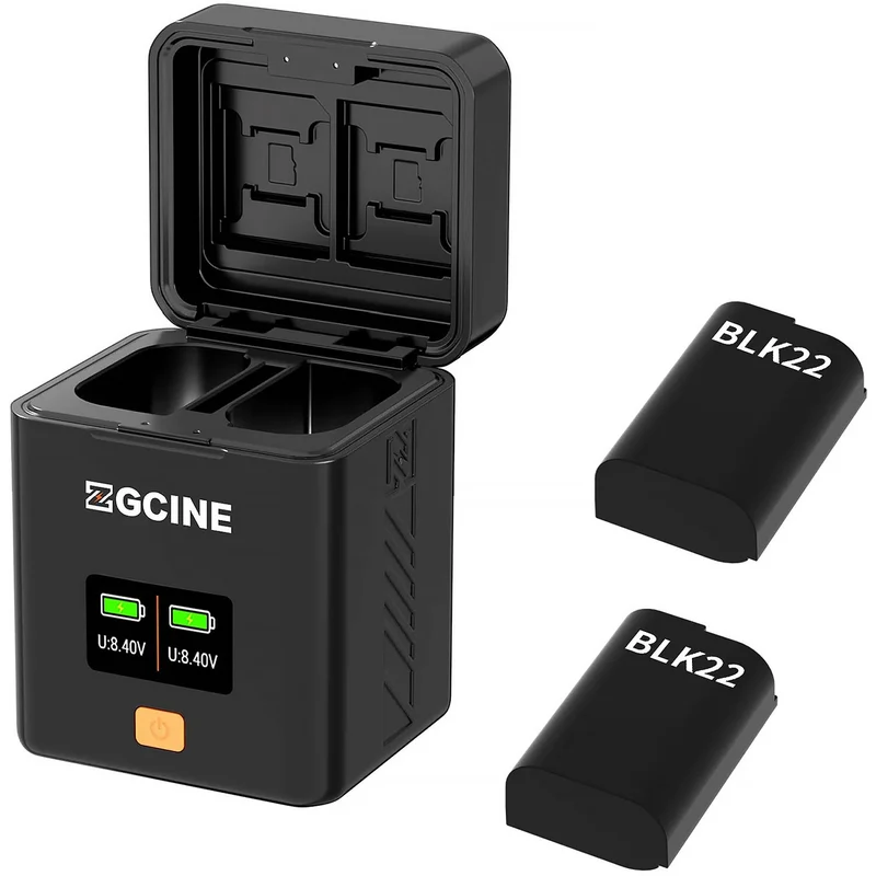 Cargador ZGCINE Fast Dual para Panasonic DMW-BLK22