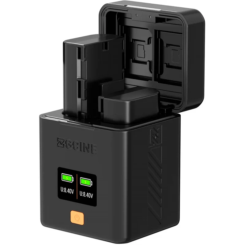 Cargador ZGCINE Fast Dual para Canon LP-E6/E6N/E6NH/E6P
