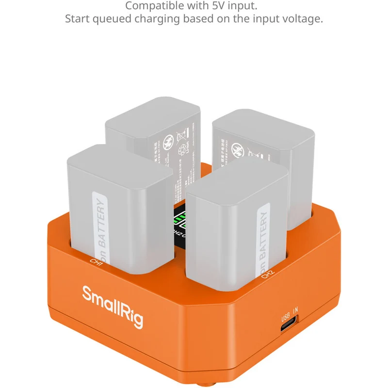 Cargador SmallRig NP-FW50 Four-Channel