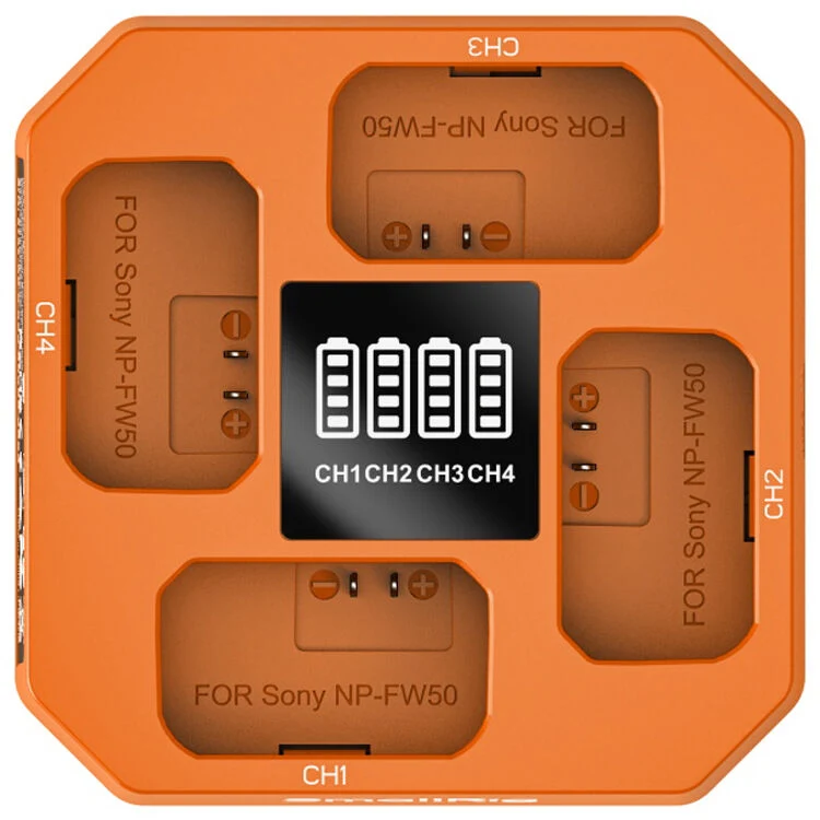 Cargador SmallRig NP-FW50 Four-Channel