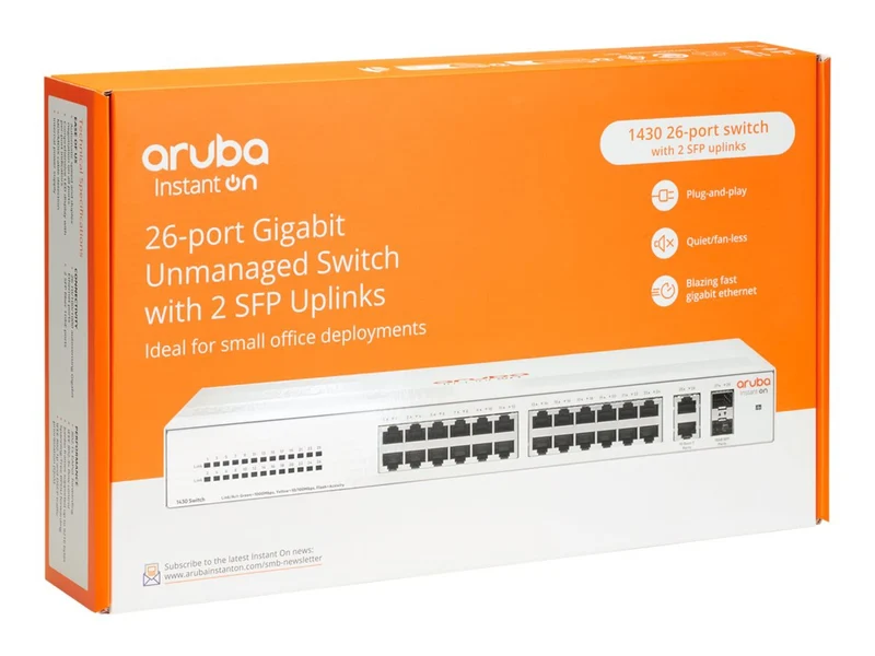 Switch de Red HPE Networking Instant On 1430 26G 2SFP Switch