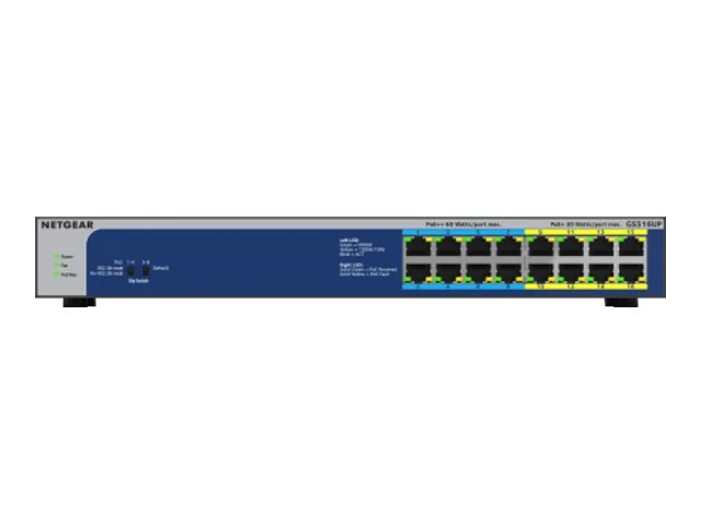 Switch de Red Netgear GS516UP Ethernet Switch