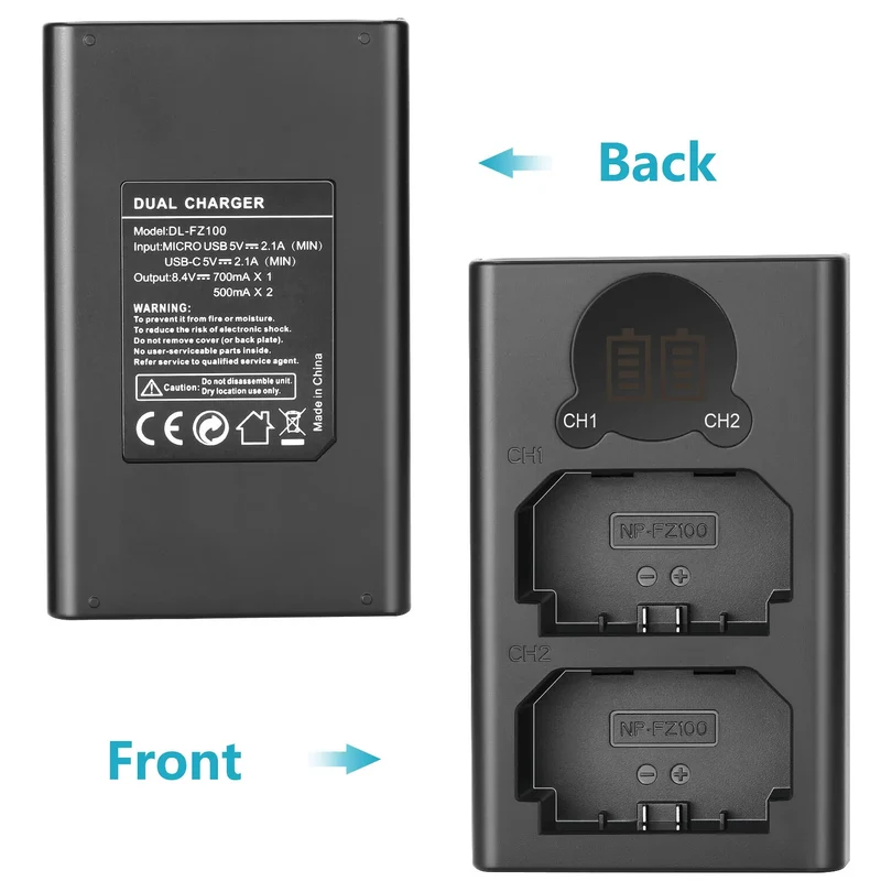 Cargador Neewer Dual USB para NP-FZ100