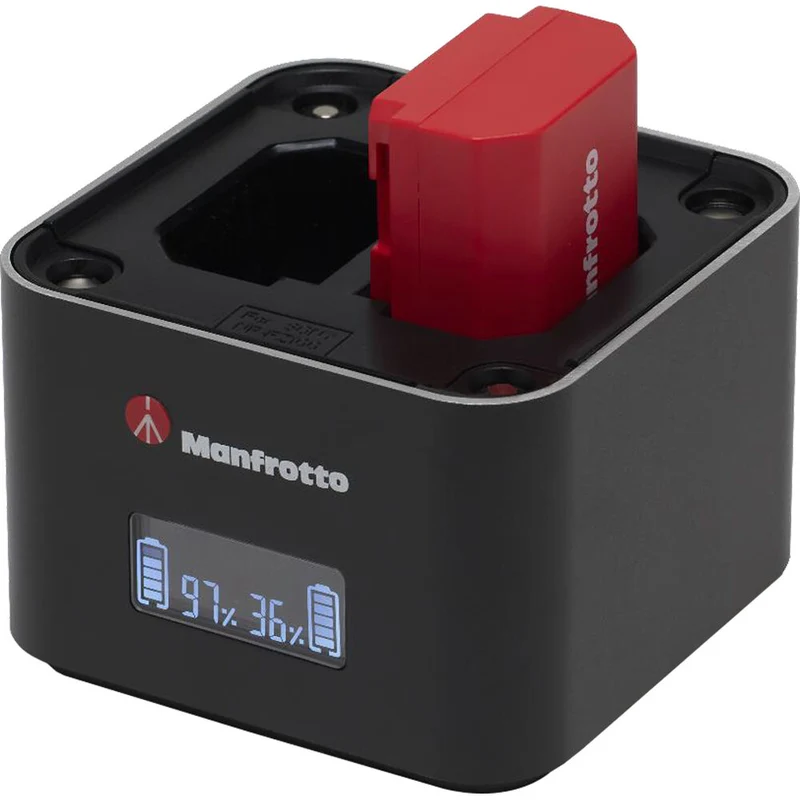 Cargador Manfrotto ProCUBE 3 Professional Twin para Select Sony