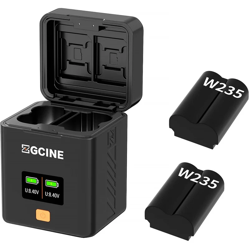 Cargador ZGCINE Fast Dual para FUJIFILM NP-W235