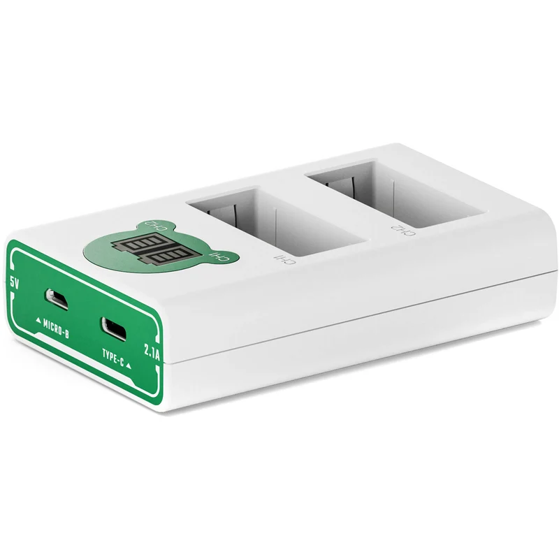 Cargador Tilta 2-Channel para NP-W126S (Forest Green)